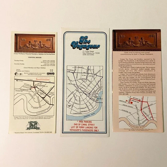 Vintage New Orleans Longue Vue House and Gardens River Plantation and Bayou - Picture 2 of 14